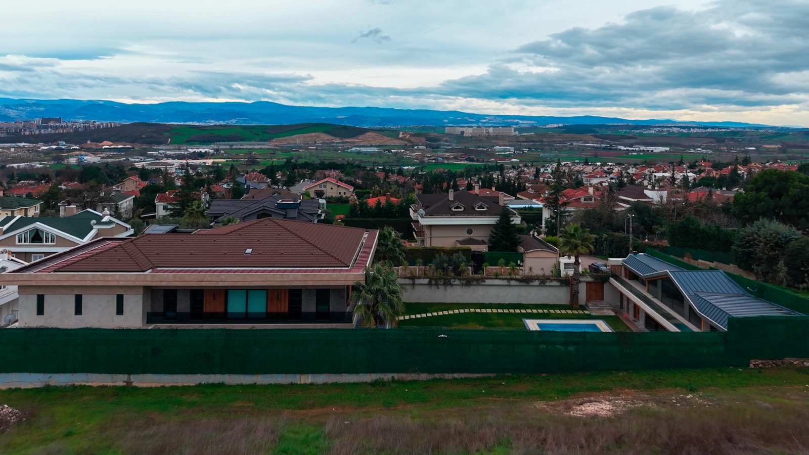 Modern facade background